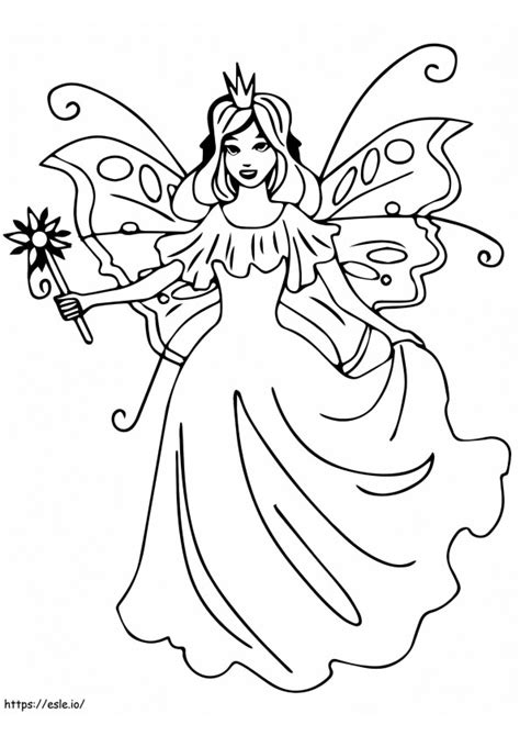 Princesa De Hadas Dibujos Para Colorear Dibujos Para Colorear