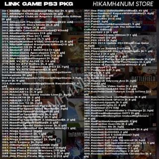 Jual Game PS3 Cfw Hen Via Link Shopee Indonesia