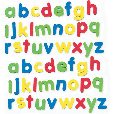 Magnetic Foam Letters Print Script Smart Kids Au