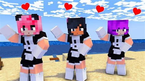 Sexy Aphmau Friends Dance Crew Chicken Wings Meme Shuffle Dance Minecraft Animation Youtube