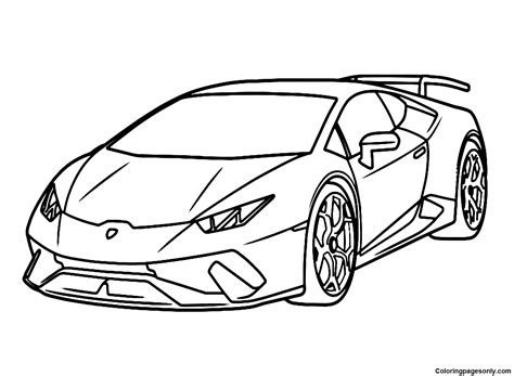 Desenhos De Lamborghini 2023 Para Colorir