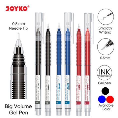 Jual Gel Pen Pulpen Pena Joyko GP 347 Grandez 0 5 Mm Black Jakarta