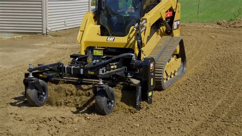 Skid Steer Harley Rake Attachment Eagle Rental Commercial Industrial