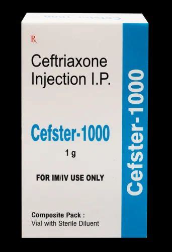 Allopathic Ceftriaxone 1000 Mg Injection Cefster 1000 Inj Rs 56 65