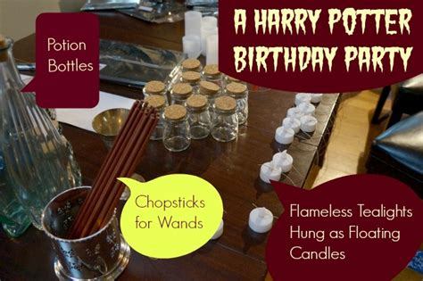 The Harry Potter Birthday Party - Urban Mommies