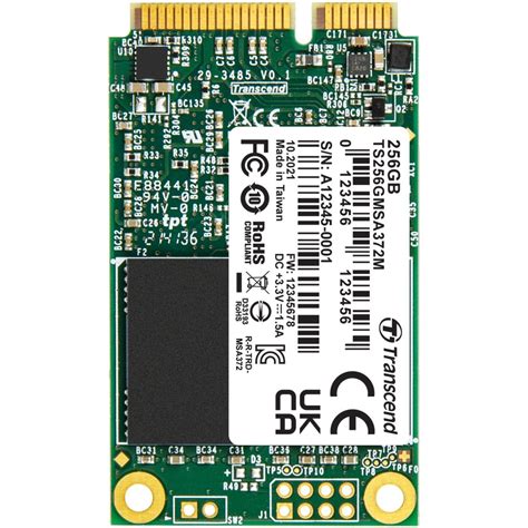 Transcend MSA372M 256 GB SSD SATA 6 Gb S MSATA