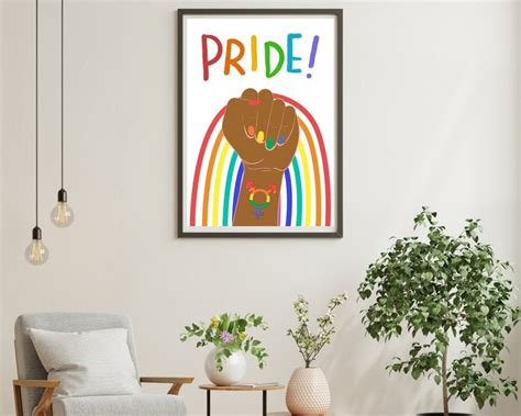 Pride Printable Pride Artwork Lgbtq Pride Posters Pride Wall Art Lgbtq