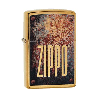 Zippo Color Image Brushed Brass Sextasy Online