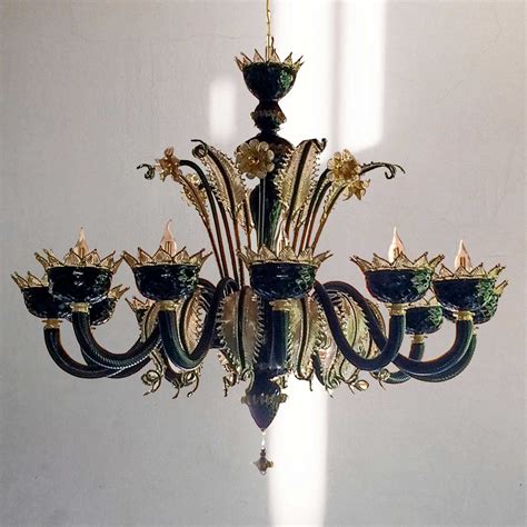 Traditional Chandelier DIDONE BOTTEGA VENEZIANA Blown Glass