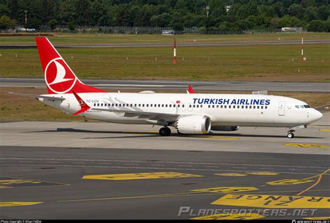 Tc Lcu Turkish Airlines Boeing Max Photo By Kilian Fe Ler Id