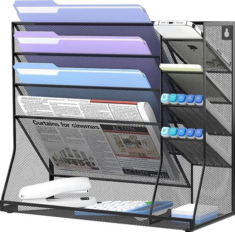 Amazon Jmhud Wall Mounted File Organizer Tier Desk Organizer