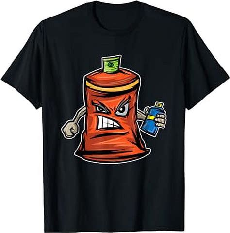 Graffito Drawing Artist Graffiti Art Spray Cannister T Shirt Walmart