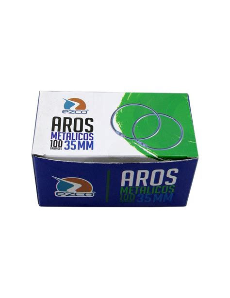 Aros Metalicos Ezco 35mm Caja X 100 Unid 550035