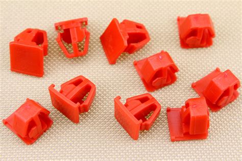 10 Pcs For Honda Civic CR V Moulding Clips Red 75305 SH4 003 For Acura