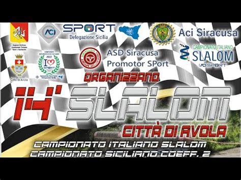 14 Slalom Città Di Avola Conferenza Stampa YouTube