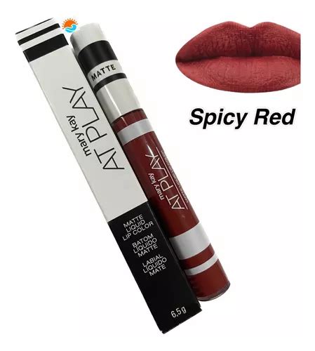 Batom Líquido Matte At Play Spicy Red Mary Kay Parcelamento sem juros