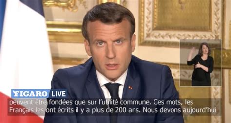 En Direct Coronavirus Emmanuel Macron Prolonge Le Confinement Jusqu