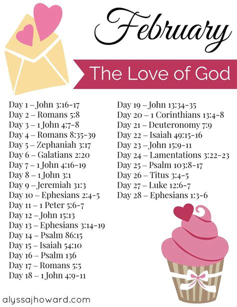 February Bible Reading Plan Bible Reading Plan Scripture Writing