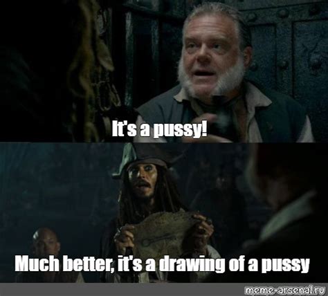 Сomics meme It s a pussy Much better it s a drawing of a pussy Comics Meme arsenal