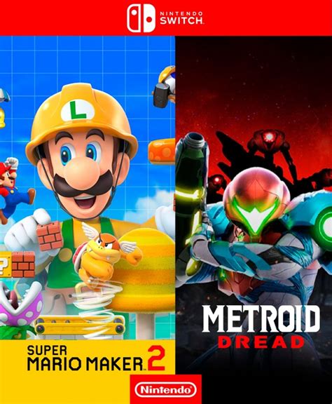 Super Mario Maker Mas Metroid Dread Nintendo Switch