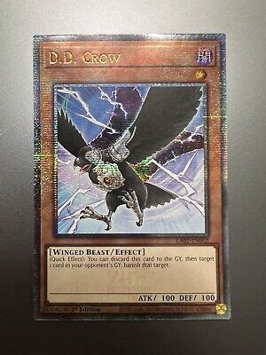 Yugioh D D Crow Quarter Century Secret Rare RA02 EN002 Near Mint