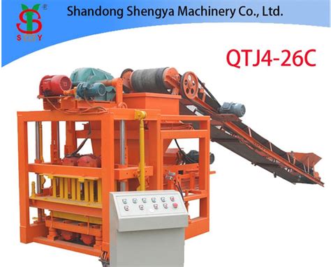 Qtj C Medium Size Concrete Brick Production Plant Semi Automatic