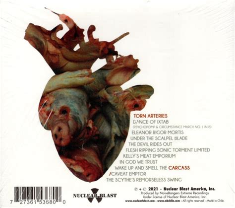 Carcass Torn Arteries Cd Cuotas Sin Interés