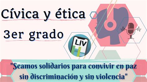 Seamos Solidarios Para Convivir En Paz Sin Discriminaci N Podcast