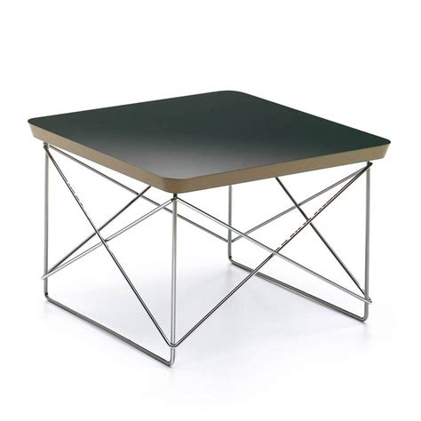 Occasional Table Ltr Charles Ray Eames Noir Chrome Vitra