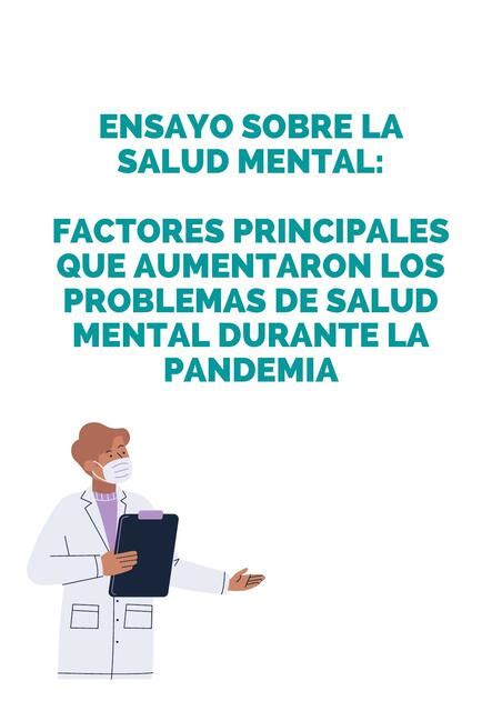 Res Menes De Ensayo Sobre Salud Mental Descarga Apuntes De Ensayo