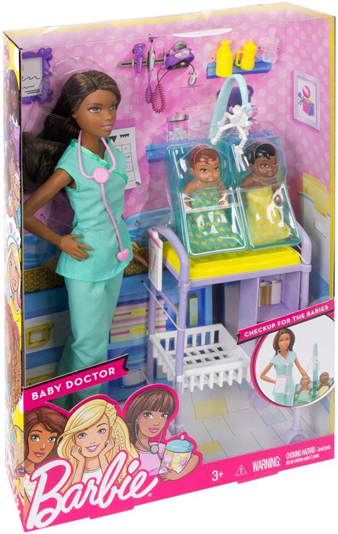 Barbie Careers Baby Doctor Doll Playset Brunette Buy Online In Uae At