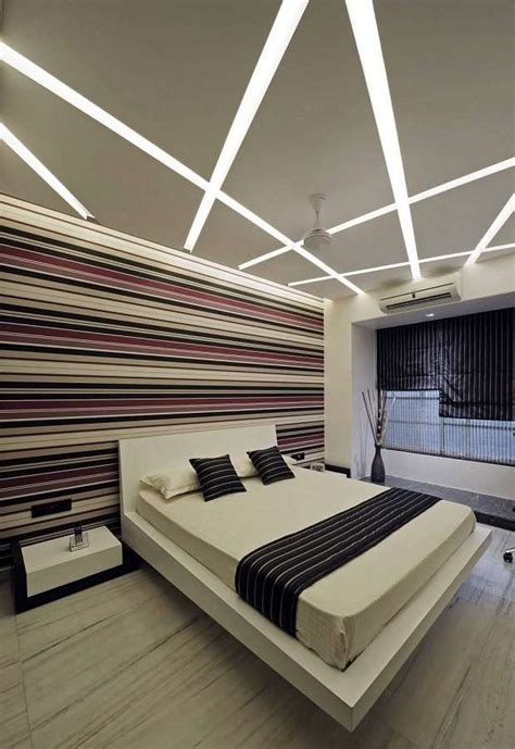 Abstract Bedroom False Ceiling Design 2023 | CivilLane