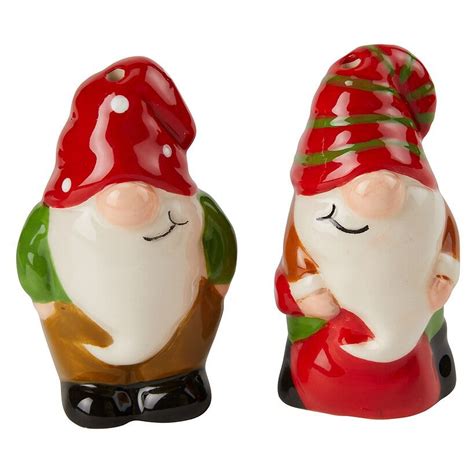 Gnome Christmas Collection Salt And Pepper Shakers Walmart