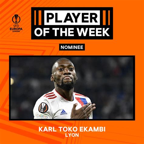 Olympique Lyonnais On Twitter Notre Attaquant Karl Toko Ekambi Est