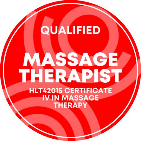 Massage Therapist Hlt42015 Certificate Iv In Massage Therapy Credly