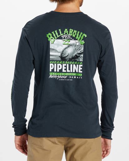 Pro Pipeline Poster Long Sleeve T Shirt Billabong