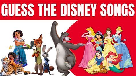 Guess The Disney Songs And Movie Music Quiz Challenge Youtube