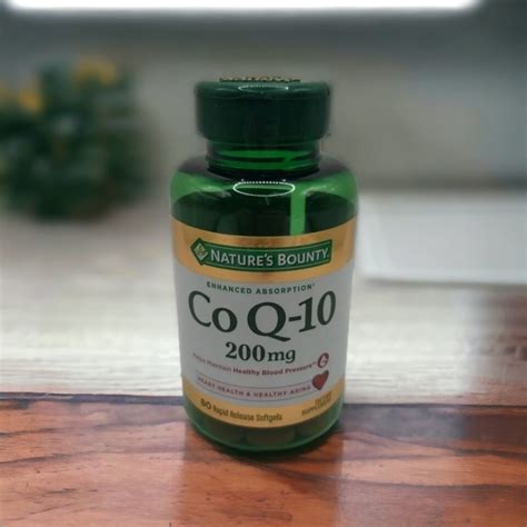 Nature S Bounty Coq10 200 Mg Dietary Supplement 80 Softgels New Exp 1 25 Heart Vitamins And Minerals