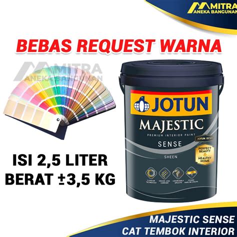 Jual Pasti Murah CAT TEMBOK INTERIOR JOTUN MAJESTIC SENSE 2 5 LITER