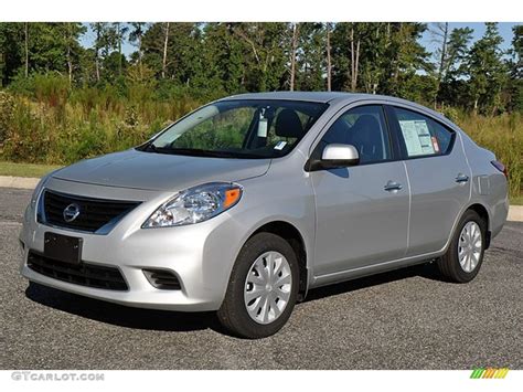 Brilliant Silver Metallic 2012 Nissan Versa 1.6 SV Sedan Exterior Photo ...