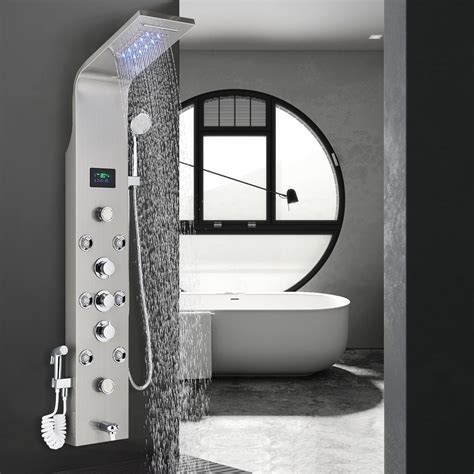 Mua Alenart Shower Panel Tower System 7 Function Shower Wall Panel Led