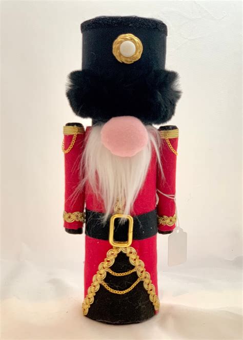 Red And Black Nutcracker Gnome Etsy