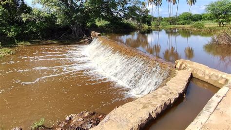 Barragem De Baguncinha Finalmente Transbordou Em Rio Do Pires Bahia