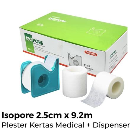 Jual Onemed Plester Kertas Isopore Plester Luka Dispenser X