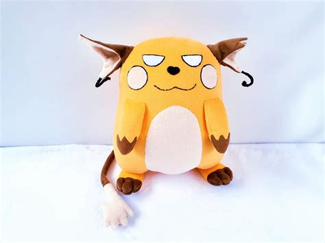 Fat Raichu plush from drawing#N#– AnnushkaToys Custom plush