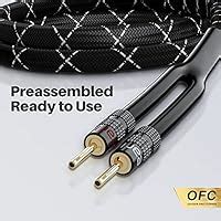 Amazon Gearit Awg Speaker Cable Wire With Gold Plated Banana Tip