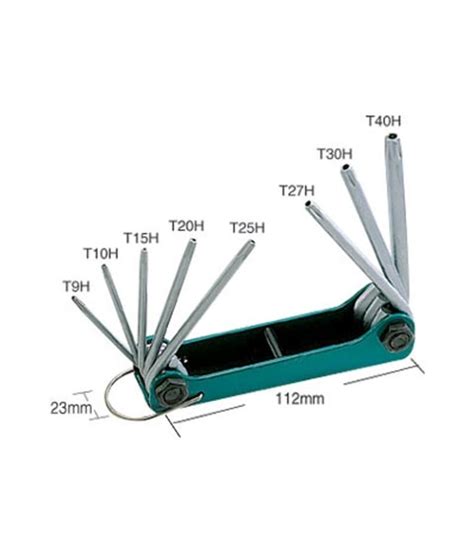 Ключ еврейска звезда ProsKit 8PK021L, T09-T40 | Hit-elec ...