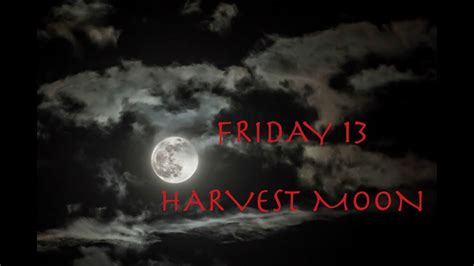 Full Moon On Friday 13 Youtube