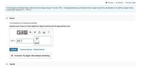 Solved II Review Constants Periodic Table In The Situations Chegg