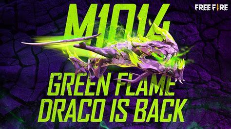 M1014 Green Flame Draco Is Coming Back Garena Free Fire YouTube